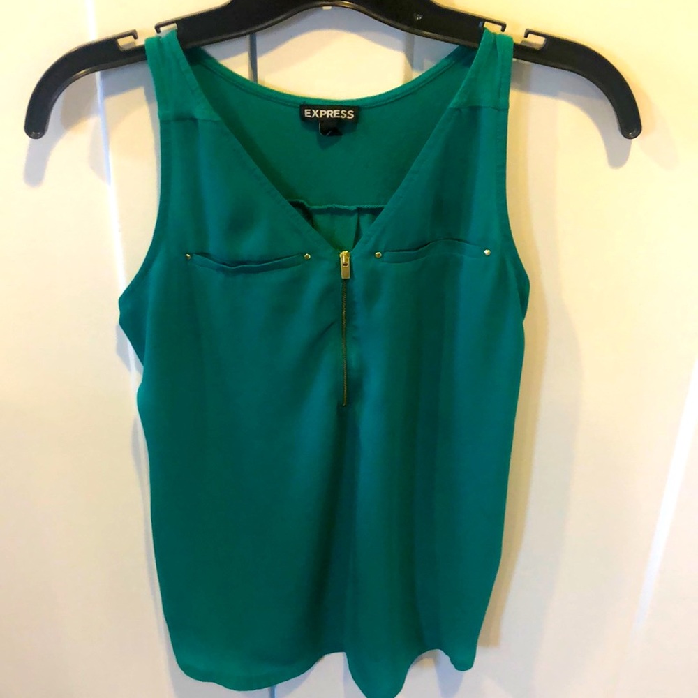 Express green zip tank
